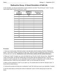 Radioactive Decay: A Sweet Simulation of Half-Life - Hamilton Local ...