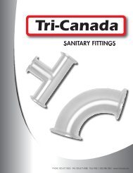 Tri-Canada Sanitary Fittings Catalogue