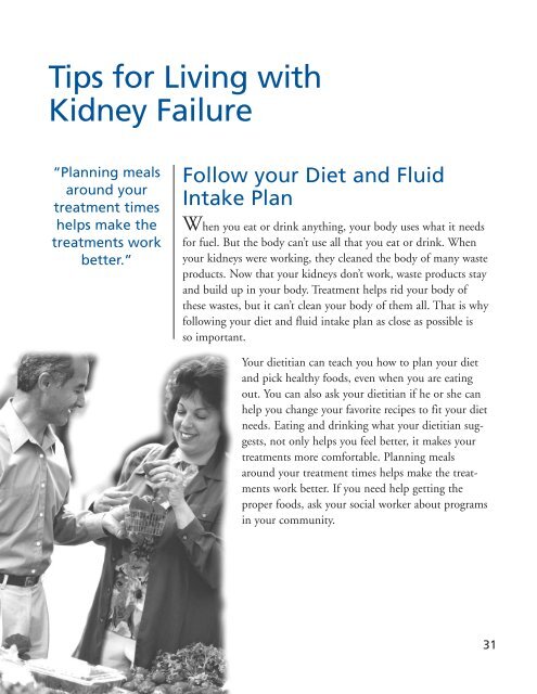 Medicare's "You Can Live: Your Guide For Living With Kidney Failure"