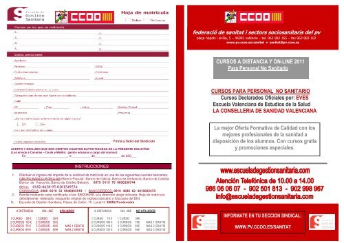 folleto nuevo publicidad 2011 PERSONAL NO SANITARIO[2] - CCOO