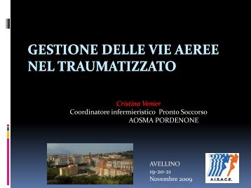 Gestione delle vie aeree nel traumatizzato