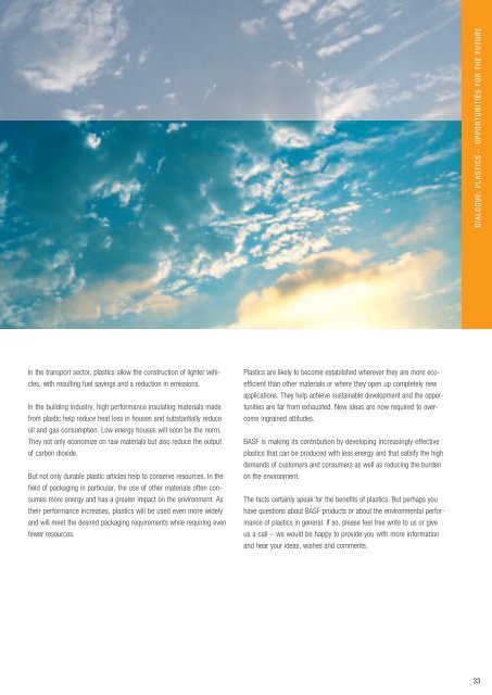 Competence in Plastics - Brochure - BASF Plastics Portal