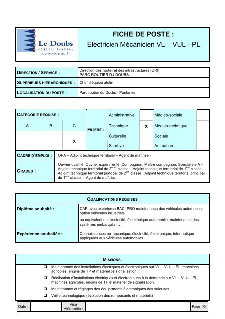 FP Electricien mecanicien