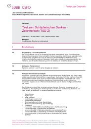 TSD-Z - Fachgruppe Diagnostik - SDBB