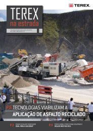 APLICAçãO DE ASFALTO RECICLADO - Terex