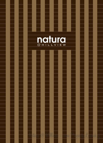 Natura @ Hillview - www.PropertyLaunch.sg