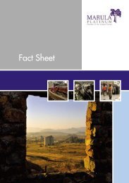 Fact Sheet - Impala Platinum