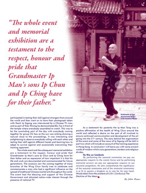 Issue 65 - Tse Qigong Centre