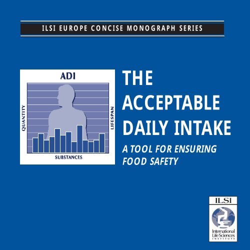 Acceptable Daily Intake International Life Sciences Institute