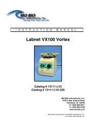 Labnet VX100 Vortex - MO BIO Laboratories, Inc.