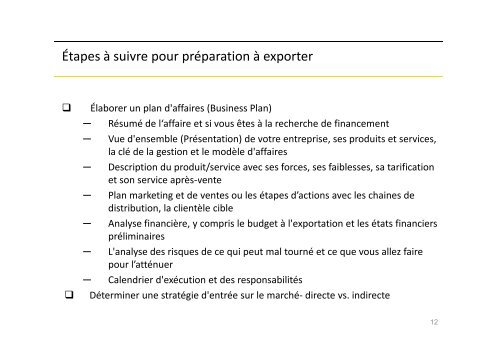 Notions de base du commerce international pour les entreprises qui ...