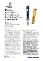 Flexi-Q Animal Study Whitepaper - Elcam Medical