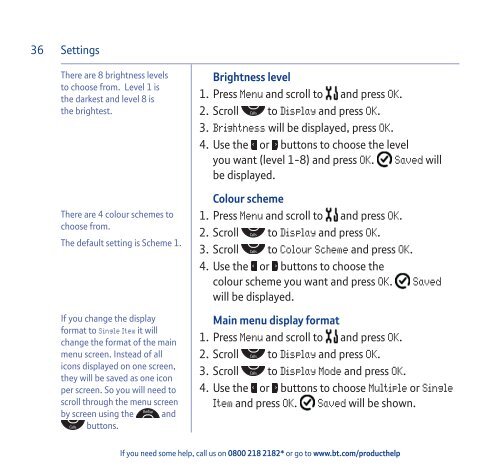 Download the BT Aura 1500 Twin User Guide. - Cordless Phones