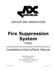 Fire Supression System Installation Users Parts - The Fowler ...