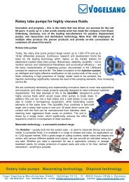 Rotary lobe pumps Macerating technology Disposal technology ...