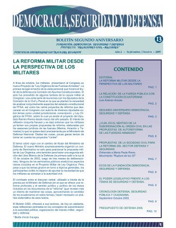 Boletín Nº 13 - Resdal