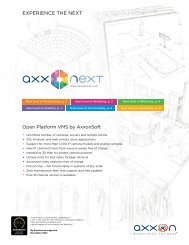 Download Axxon Next Brochure - AxxonSoft