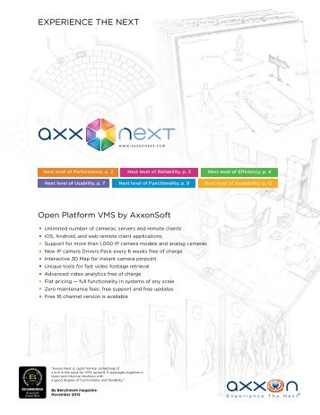 Download Axxon Next Brochure - AxxonSoft