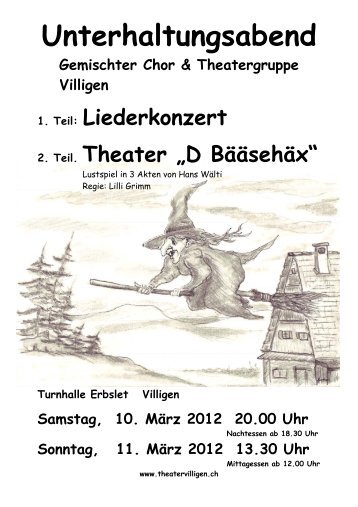 2. Teil - Theater - Theatergruppe Villigen