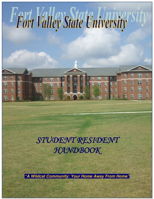 STUDENT RESIDENT HANDBOOK - Fort Valley State University