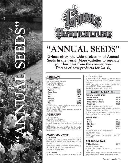 Annual Seeds