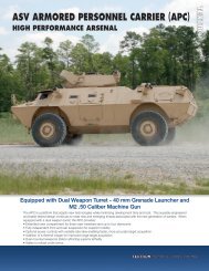 asv armored personnel carrier (apc) - Textron Marine & Land Systems