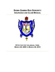 Sigma Gamma Rho Sorority, Inc.