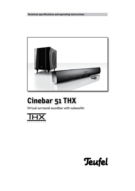 Cinebar 51 THX - Teufel Audio