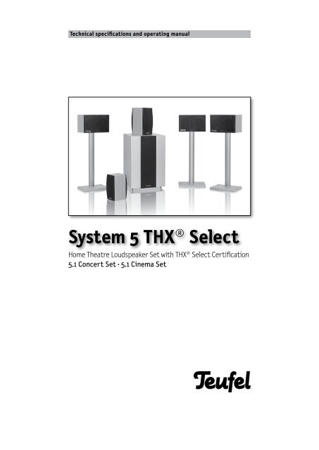 System 5 THX® Select - Teufel