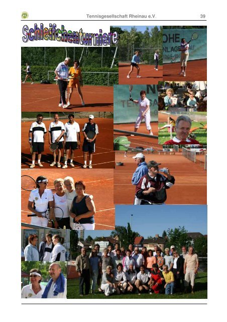 K reuzfahrt - A gentur R eese - Tennisgesellschaft Rheinau