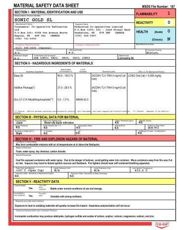 MSDS Unlimited(tm) - Neerlandia Co-op