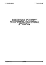 Dimensioning of Current Transformers for Protection ... - cigre