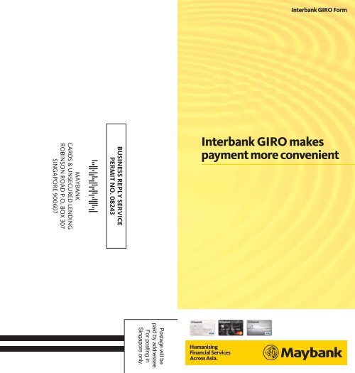 Credit Card Interbank Giro (PDF) - Maybank