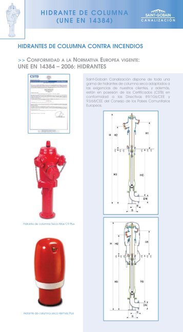 HIDRANTE DE COLUMNA (UNE EN 14384) - Easy catalogue