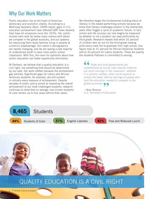 2011-12 Annual Report - Partners in School Innovation
