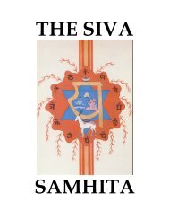 Shiva Samhita - Centre for Yoga Studies