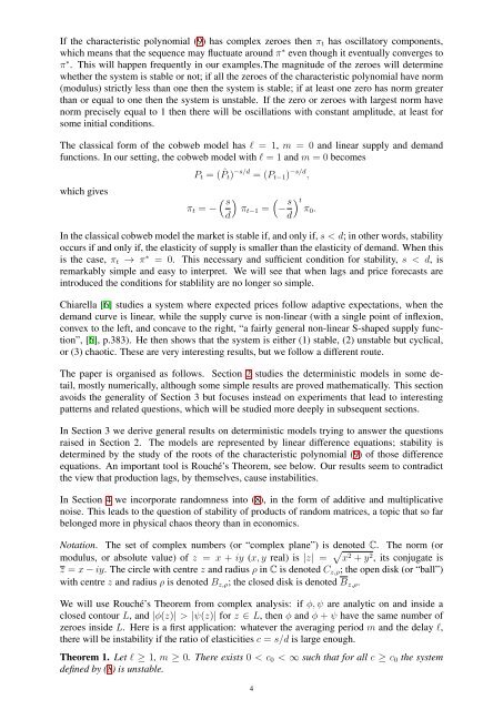 Cobweb Theorems with production lags and price forecasting