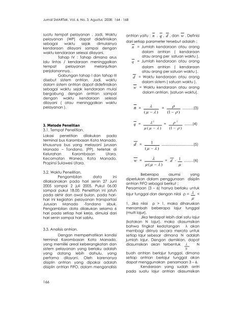 analisis antrian pada terminal karombasan kota ... - jurnalsmartek