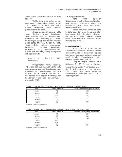 analisis antrian pada terminal karombasan kota ... - jurnalsmartek