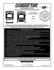 5700 WOOD STOVE - Hearth & Home Technologies