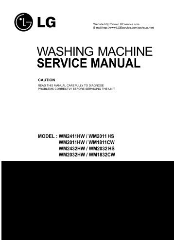 SERVICE MANUAL - Thank you for visiting ApplianceAssistant.com!