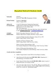 Biodata of Dr Umakanta Subudhi.pdf - IMMT