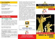 voci in coro 2008_s:voci in coro 2008 - Teatro Lirico di Magenta