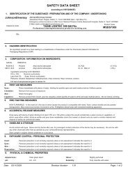 MSDS7309 - TASKI JONTEC 300 QS F4c - JBS Group