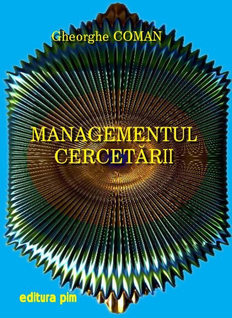 Managementul cercetarii - PIM Copy
