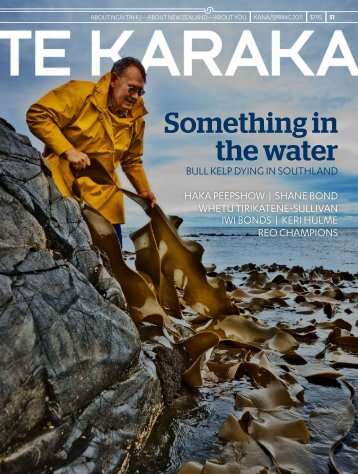 Something in the water - te karaka