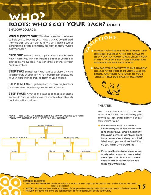 The Lion King Study Guide - Telecharge