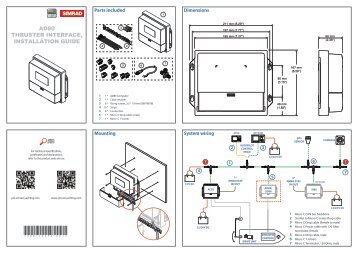 AD80 Autopilot computer, Installation guide - Simrad Yachting