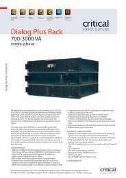 Riello Dialog Plus Rack UPS - Critical Power Supplies