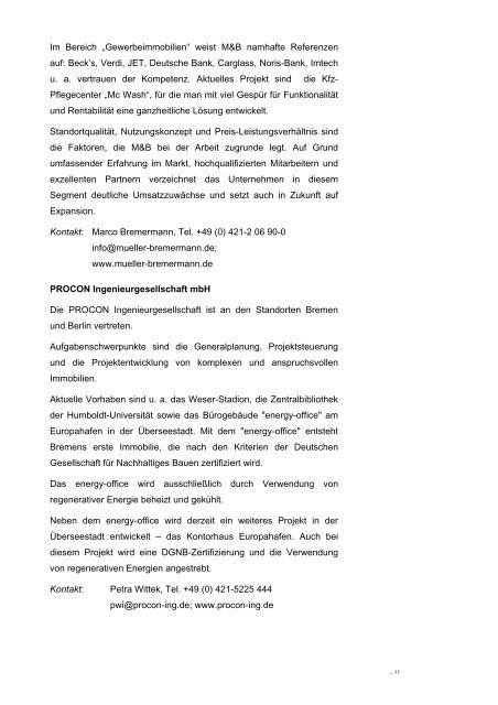 Pressemitteilung Bremen und Bremerhaven zeigen Immobilien ...